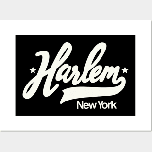 Vintage Harlem New York - Retro Harlem Logo - Harlem Shirt Posters and Art